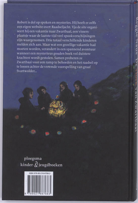 Achterkant van De vloek van Zwartbaai