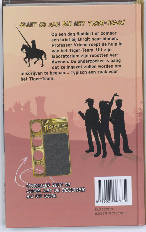 Achterkant van De robotridders