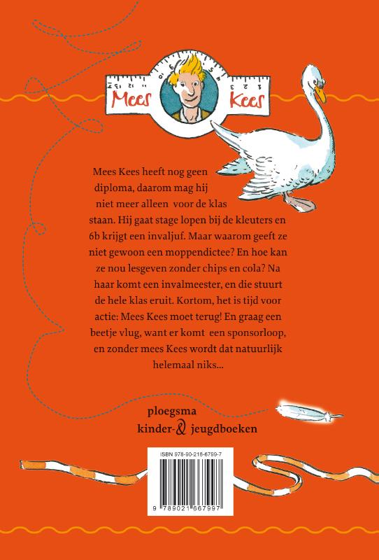 Achterkant van De sponsorloop