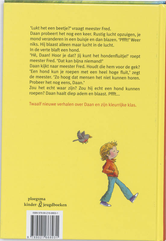 Achterkant van De klas van Daan gaat voor goud!