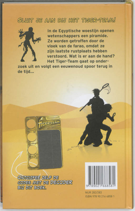 Achterkant van De vloek van de farao