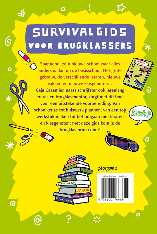 Achterkant van Survivalgids voor brugklassers