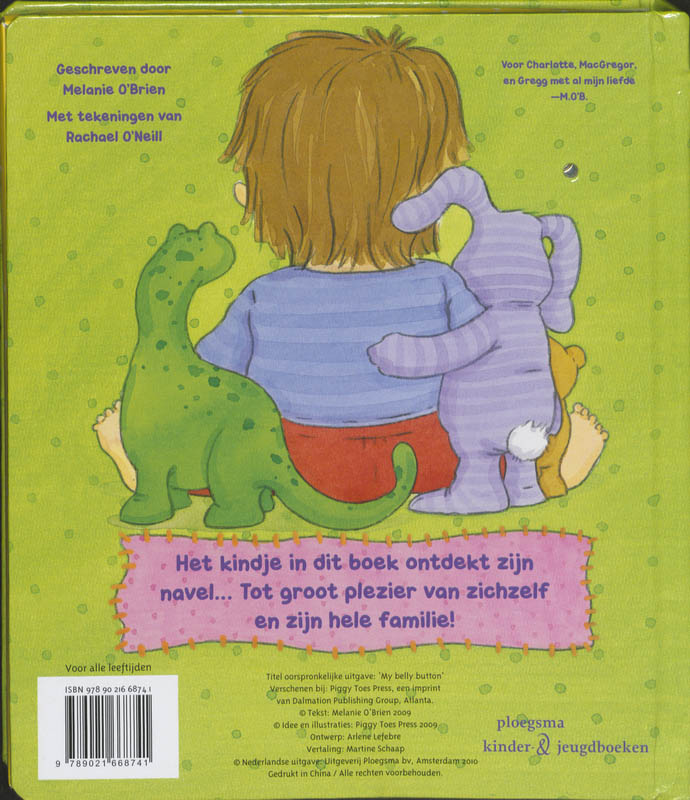 Achterkant van Het knopje op mijn buik
