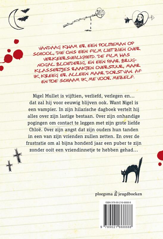 Achterkant van Dagboek van een vampier/watje