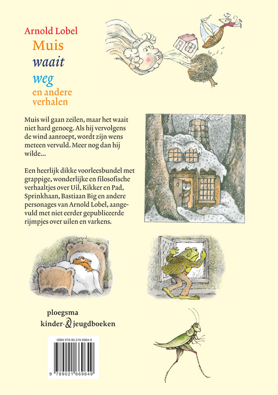 Achterkant van Muis waait weg