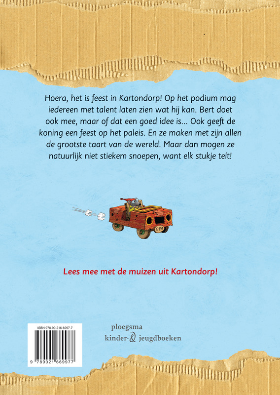 Achterkant van Nieuws uit kartondorp