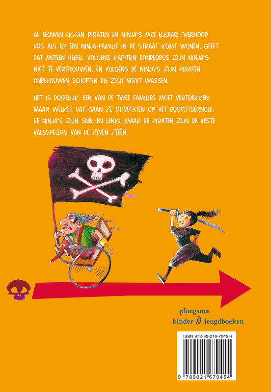 Achterkant van De ninja's van de overkant