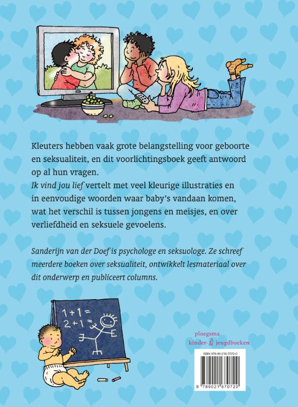 Achterkant van Ik vind jou lief