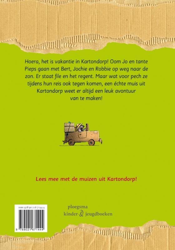 Achterkant van Naar de zon!