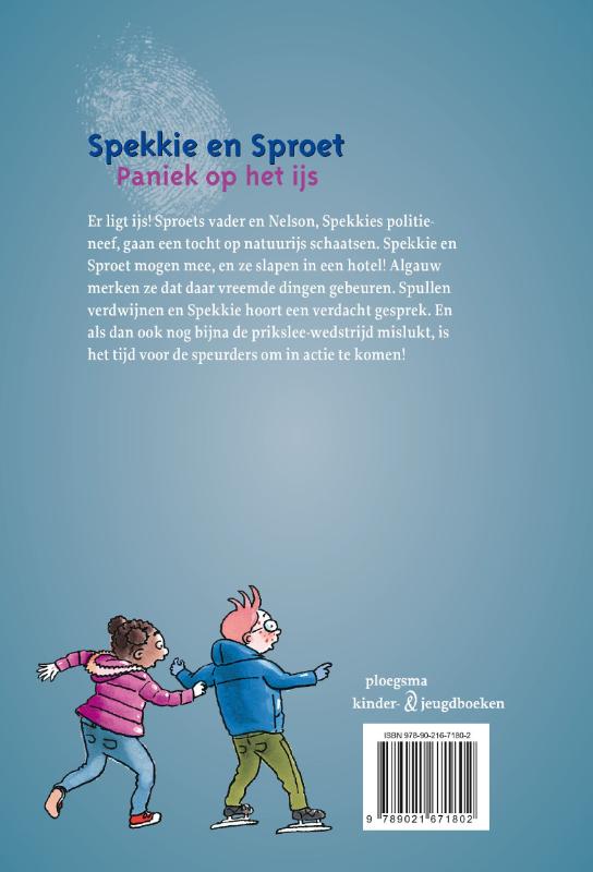 Achterkant van Paniek op het ijs