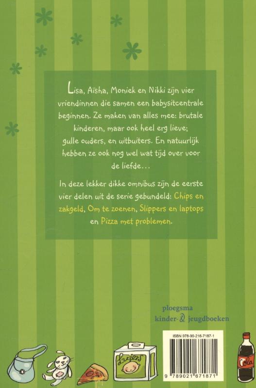 Achterkant van Hier zijn de Babysit Babes