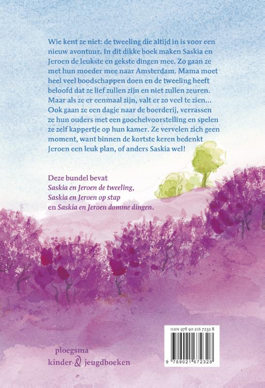 Achterkant van Het grote boek van Saskia en Jeroen