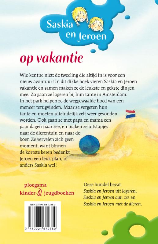 Achterkant van Saskia en Jeroen op vakantie