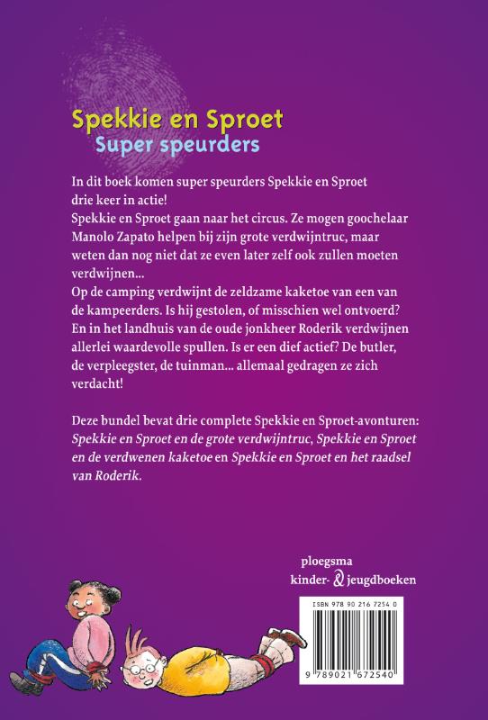 Achterkant van Super speurders