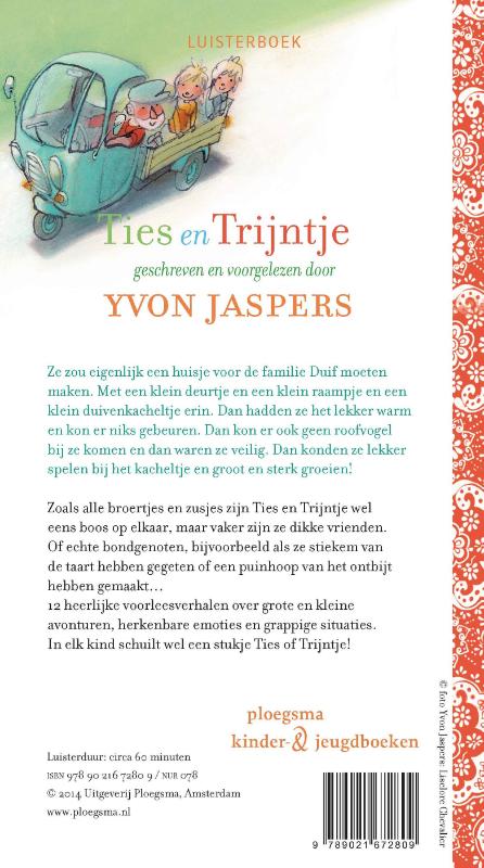 Achterkant van Ties en Trijntje