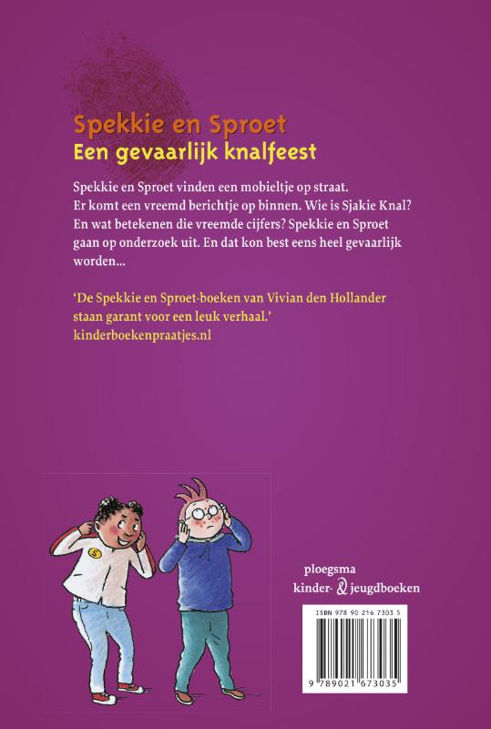 Achterkant van Een gevaarlijk knalfeest