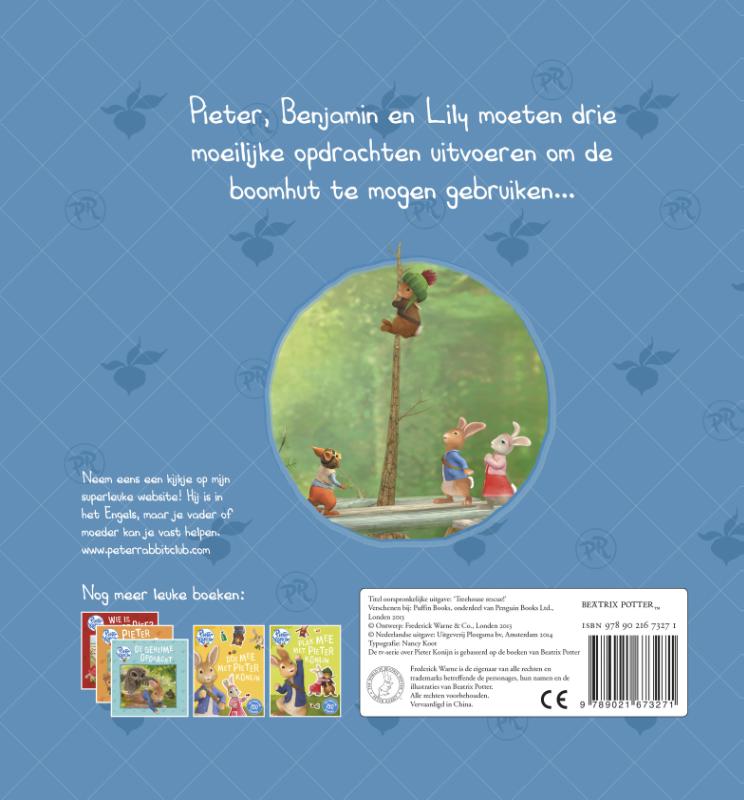 Achterkant van Leve de boomhut!