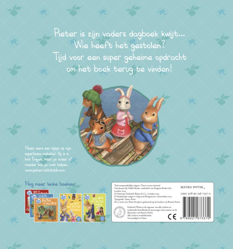 Achterkant van De geheime opdracht