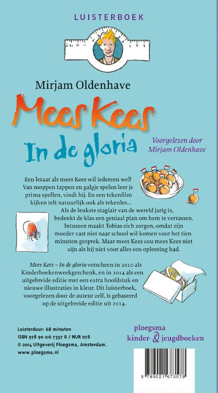 Achterkant van Mees Kees in de gloria