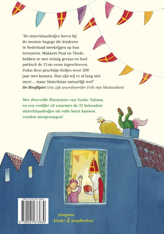 Achterkant van Sinterklaasje, kom maar binnen met je Piet