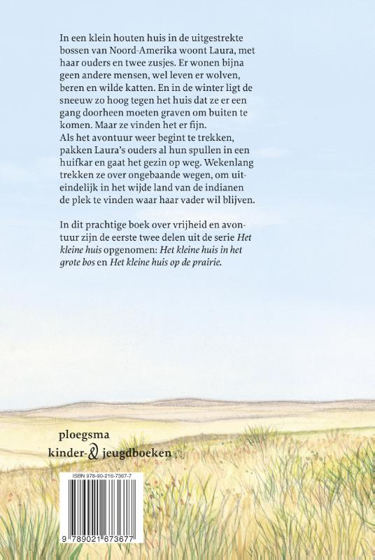 Achterkant van Het kleine huis op de prairie