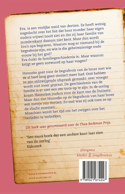 Achterkant van Familiegeheim