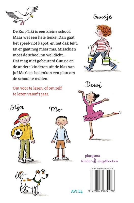 Achterkant van School in gevaar