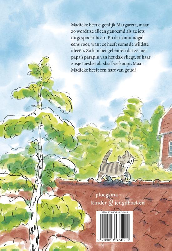 Achterkant van Madieke van het rode huis