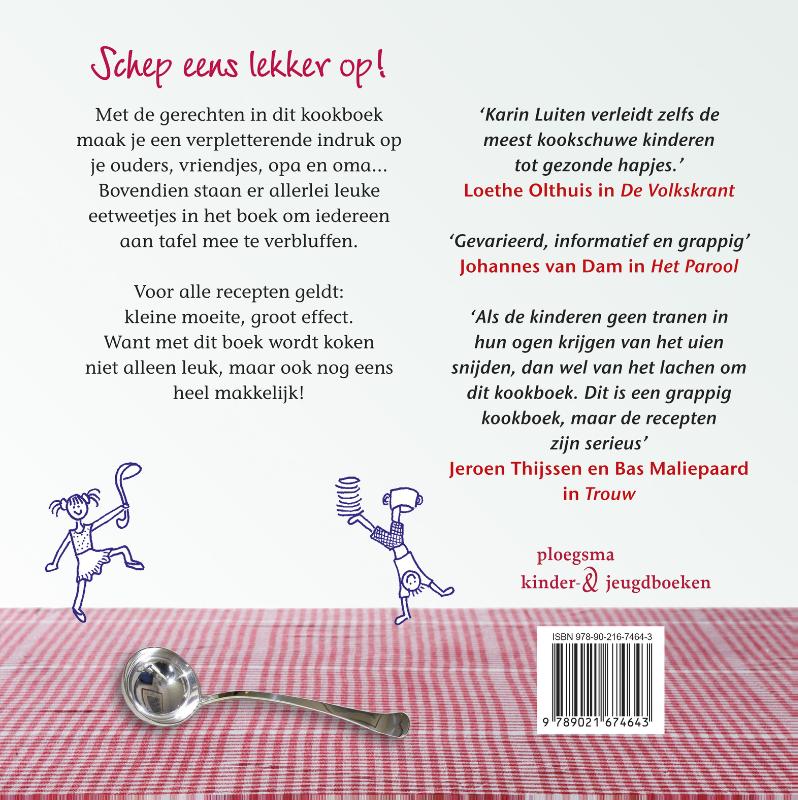 Achterkant van Lekker opscheppen!
