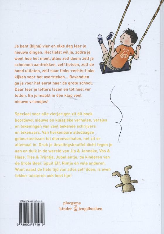 Achterkant van Het grote voorleesboek voor rond de 4 jaar