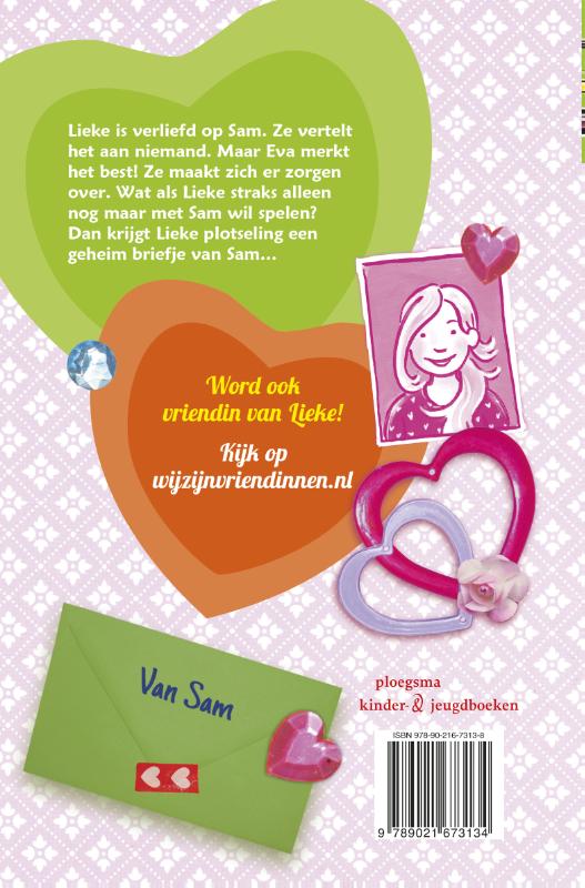 Achterkant van Lieke is verliefd