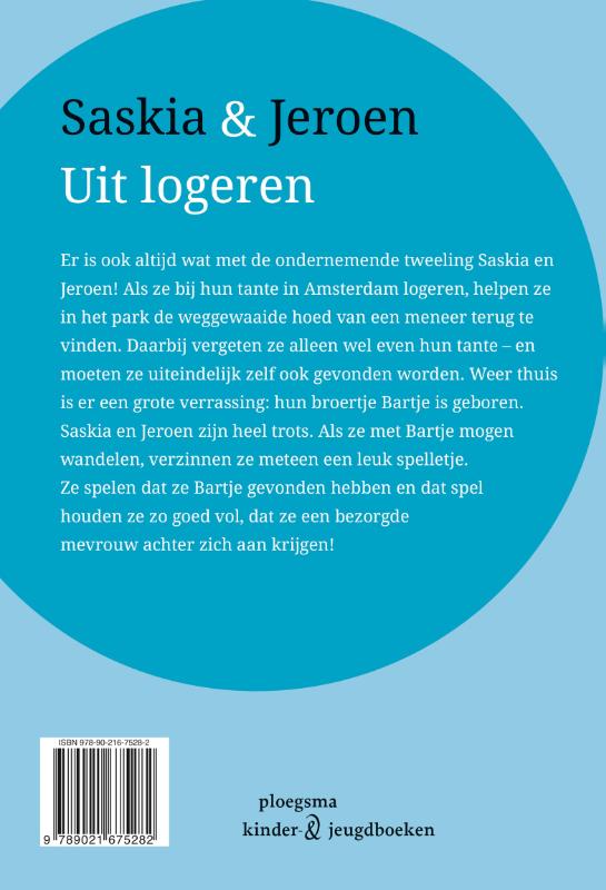 Achterkant van Uit logeren