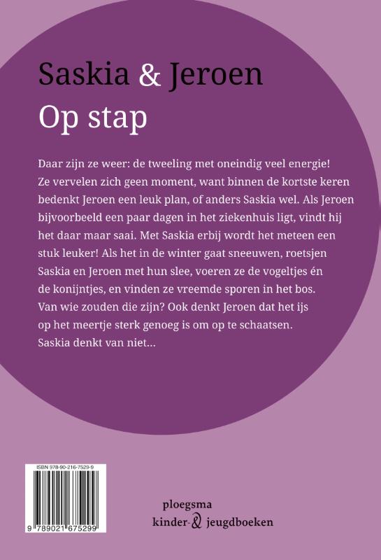 Achterkant van Op stap