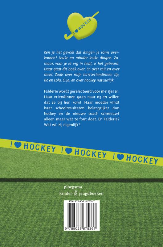Achterkant van I Love Hockey 1: Hockeyhobbels en kunstgrasknieën