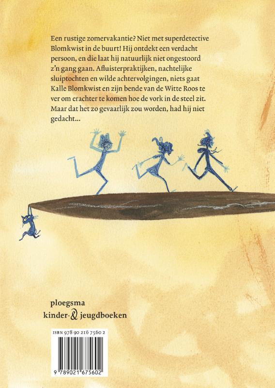 Achterkant van Superdetective Blomkwist