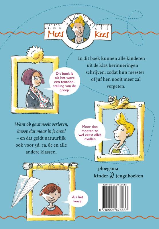Achterkant van Het Mees Kees meester-/juffenboek
