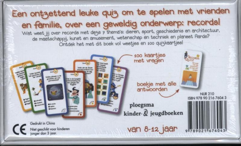 Achterkant van De Records-Quiz