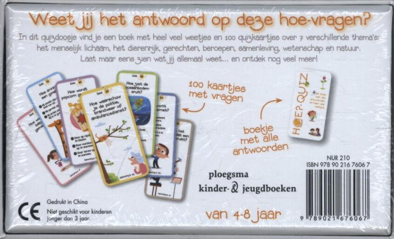 Achterkant van De Hoe?-quiz