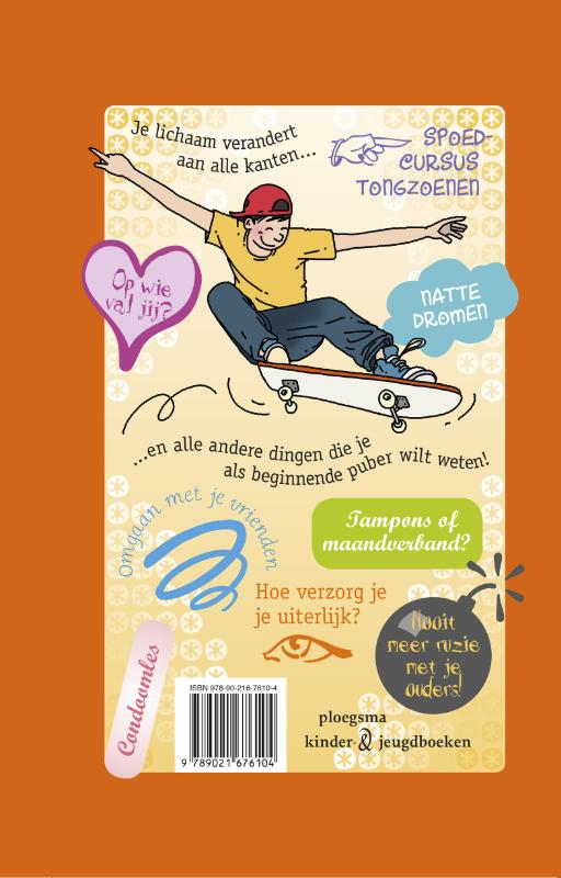 Achterkant van Het puberboek
