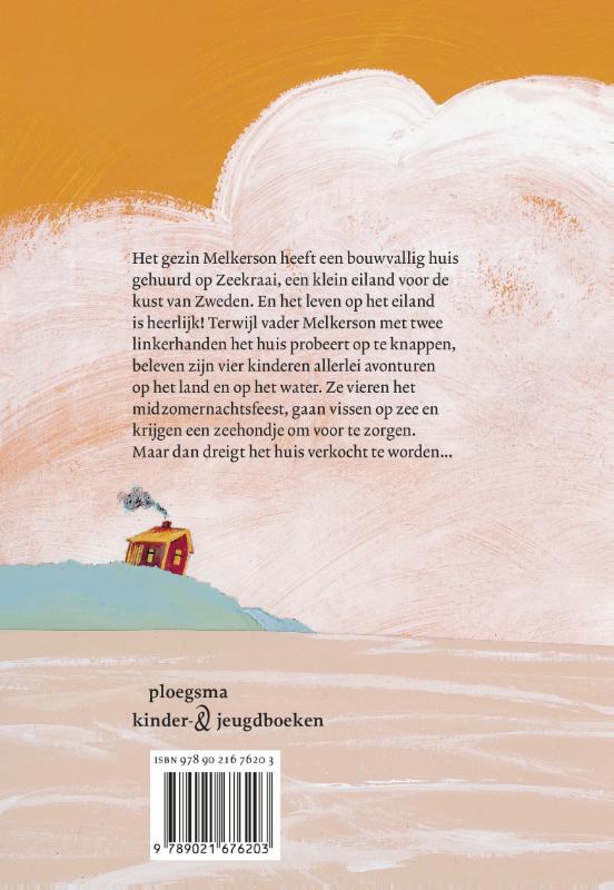 Achterkant van Samen op eiland Zeekraai