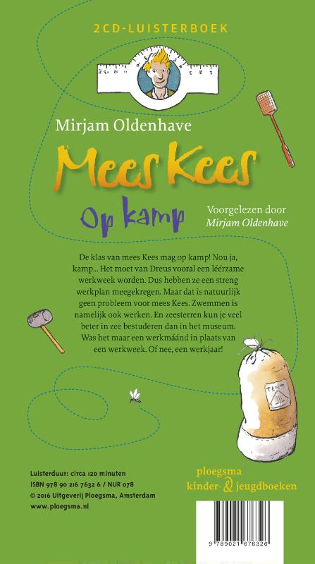 Achterkant van Mees Kees- op kamp (2CD)