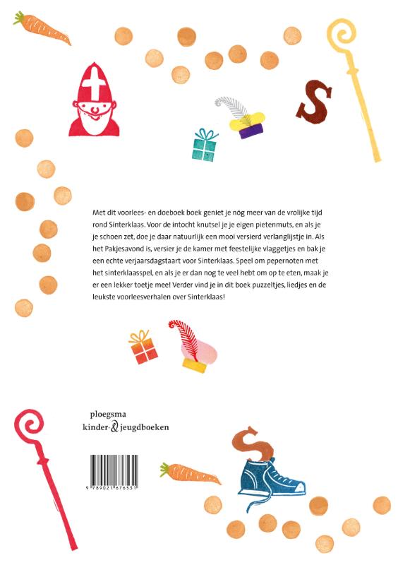 Achterkant van Het grote Sinterklaas voorlees- en doeboek