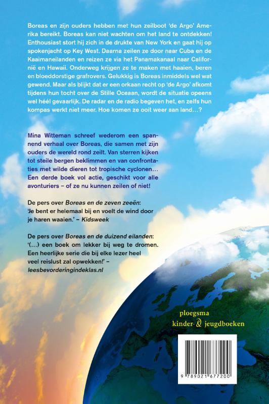 Achterkant van Boreas en de vier windstreken