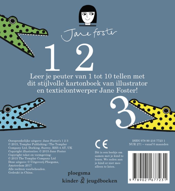 Achterkant van 1,2,3