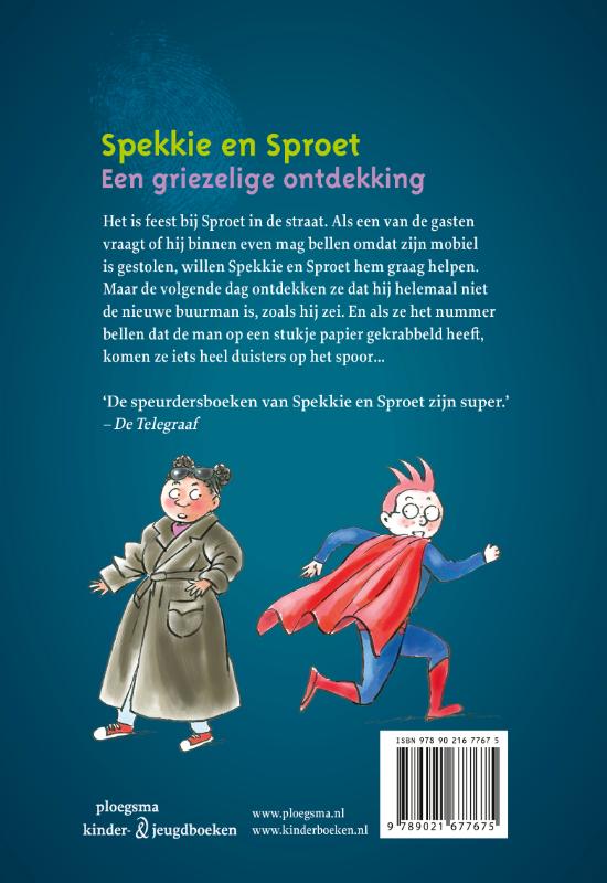 Achterkant van Spekkie en Sproet: Een griezelige ontdekking