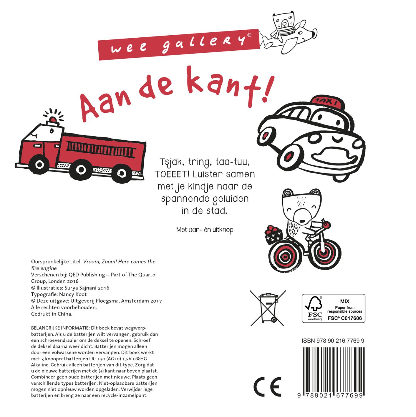 Achterkant van Aan de kant! Waar is de brand?