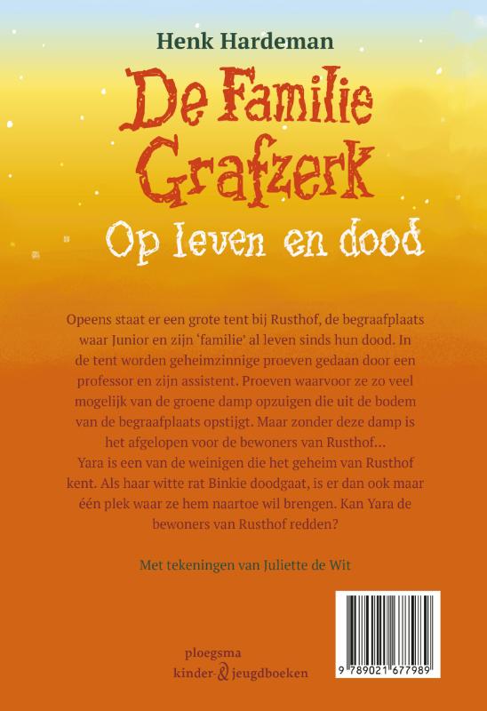 Achterkant van Op leven en dood