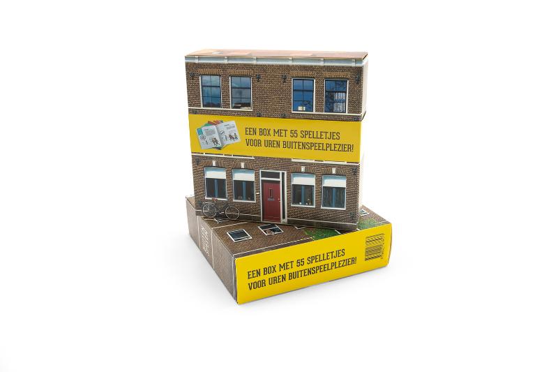 Achterkant van Buiten spelen