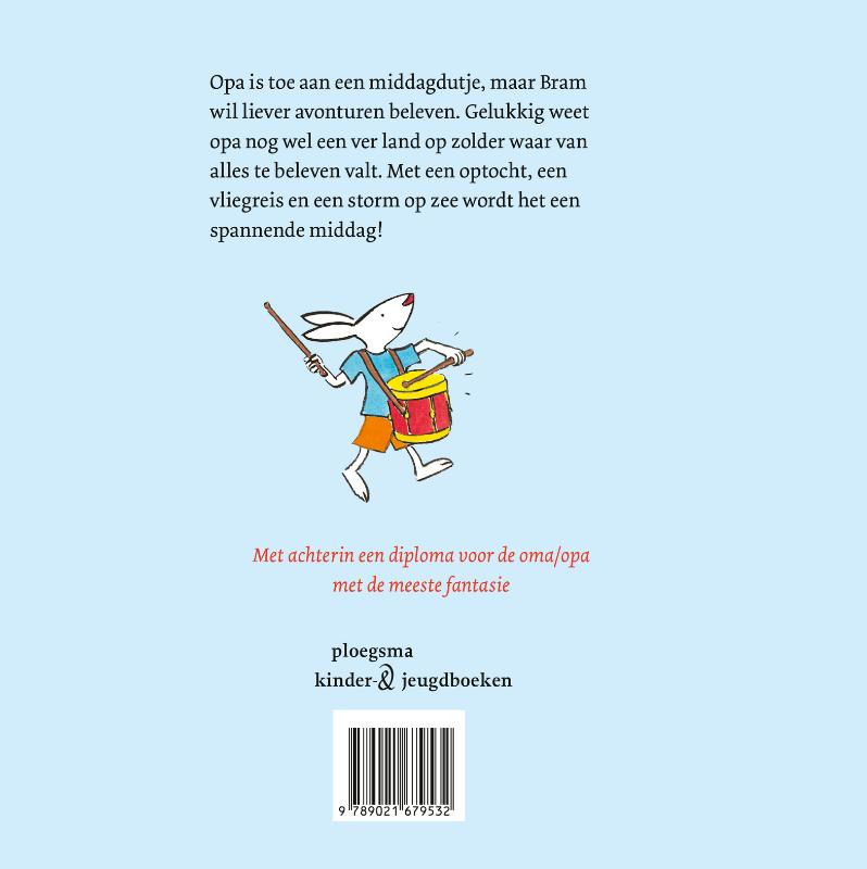 Achterkant van Met opa op avontuur