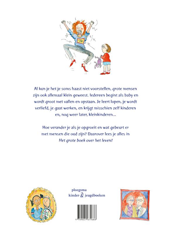 Achterkant van Het grote boek over het leven